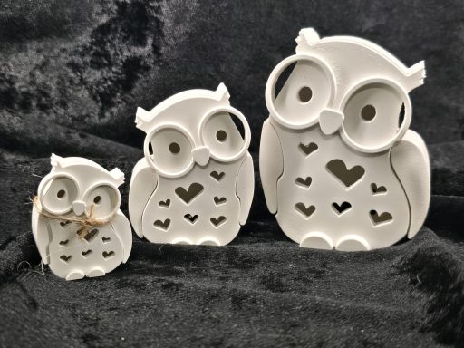 485, 490 u. 487 - Eule Herz