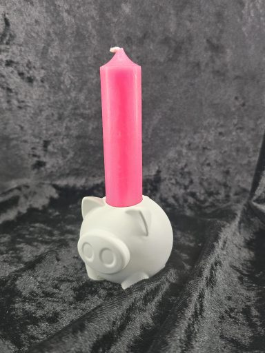 532 - Kerzenhalter Schwein